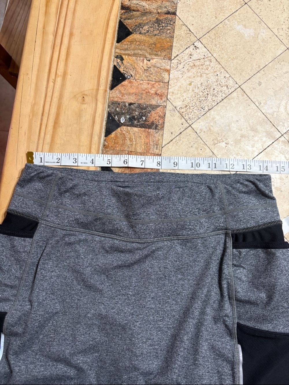 Athleta Gray Skort with Black Legging Panels - Picture 7 of 8